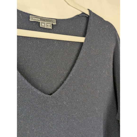 Vince Wool Cashmere Ombre Long Sleeve Sweater Top M Quiet Luxury Cottagecore - Picture 5 of 11